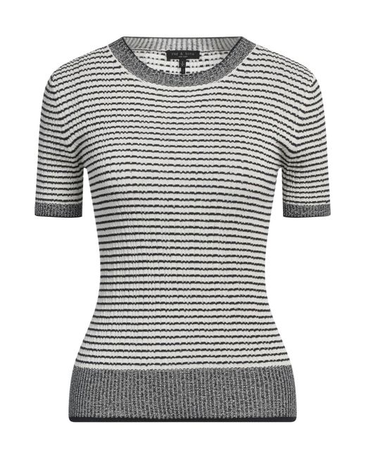 Rag & Bone Gray Striped Jumper