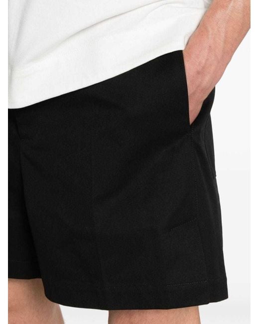 Jil Sander Black Belted Shorts for men