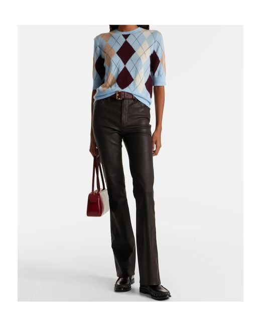 FRAME Black Flared Casual Pants