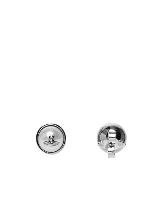 Vivienne Westwood Metallic Orb-Motif Stud Earrings