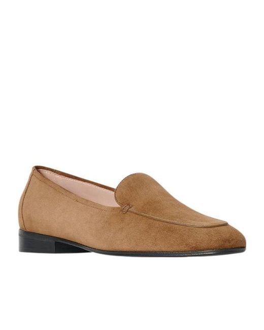 The Row Brown Adam Two Almond-Toe Flat Shoes