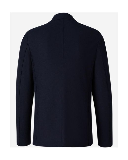 Harris Wharf London Blue Single Breasted Tailored Blazer for men