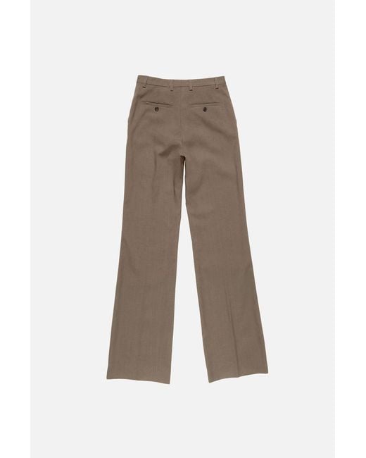 Acne Brown Button Trousers