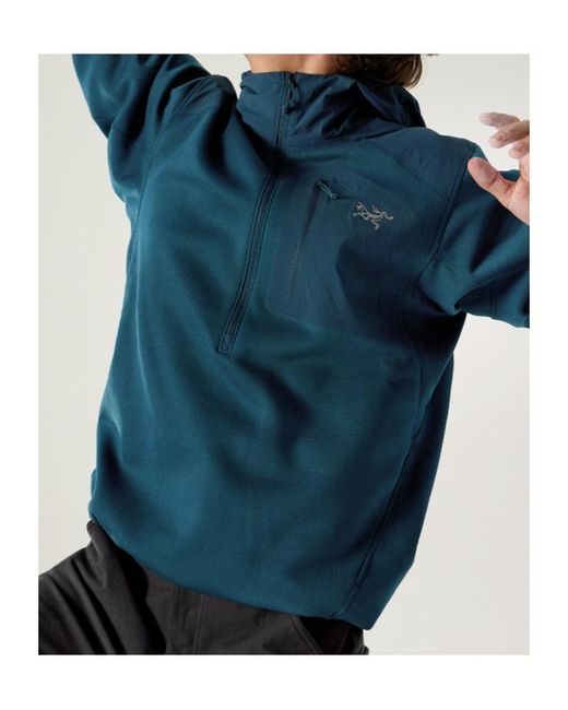 Arc'teryx Blue Konseal Pullover Hoody for men