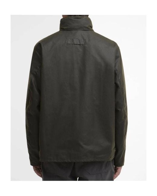 Barbour Black Field Snap-Front Jacket for men