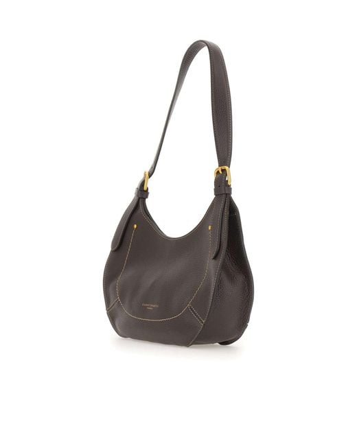 Gianni Chiarini Gray Gabry Curved Shoulder Bag