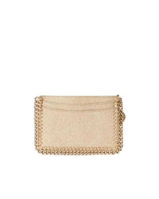 Stella McCartney Natural Falabella Slip Cardholder