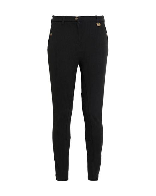 Burberry Black Elastic Skinny Pants
