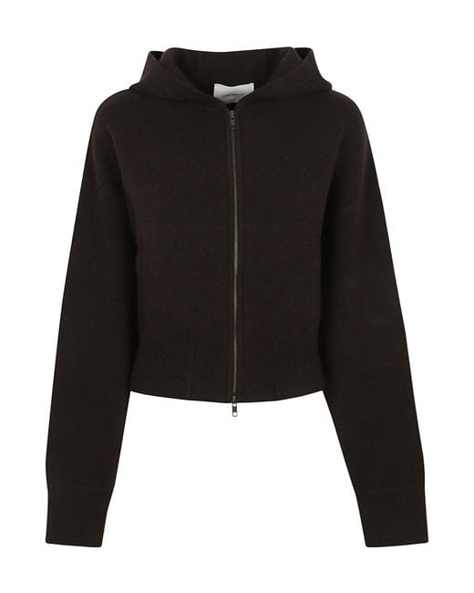 Lisa Yang Black Lilia Hooded Cardigan