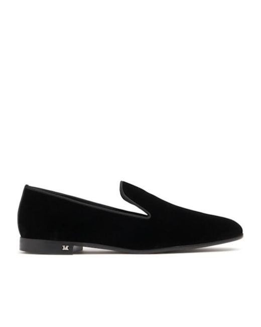 Max Mara Black Round-Head Flat Shoes
