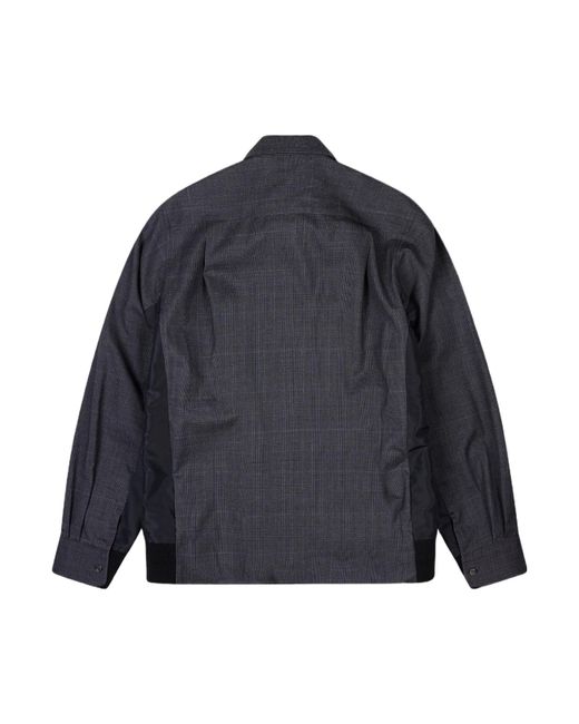 Sacai Black Long Sleeve Shirt for men