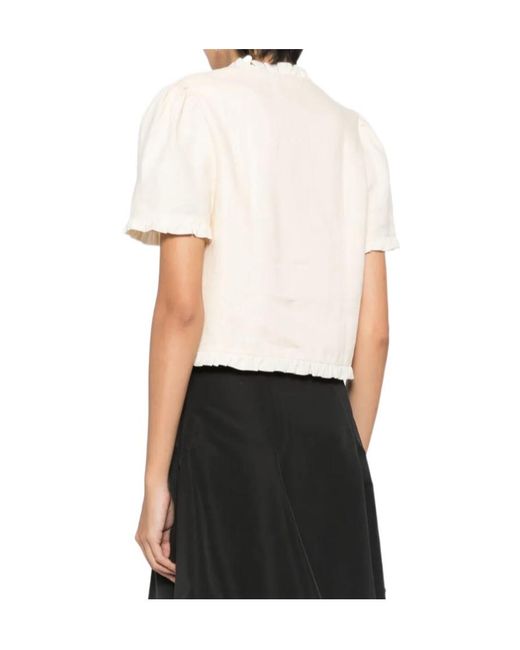 Reformation White Bess Top
