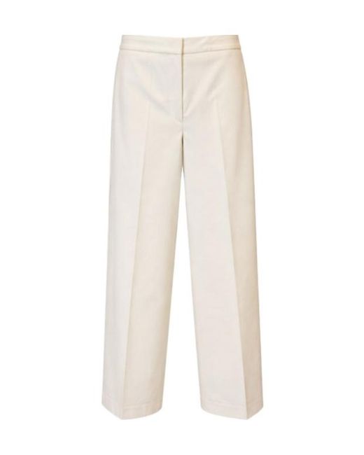 Fabiana Filippi White Crease Casual Pants