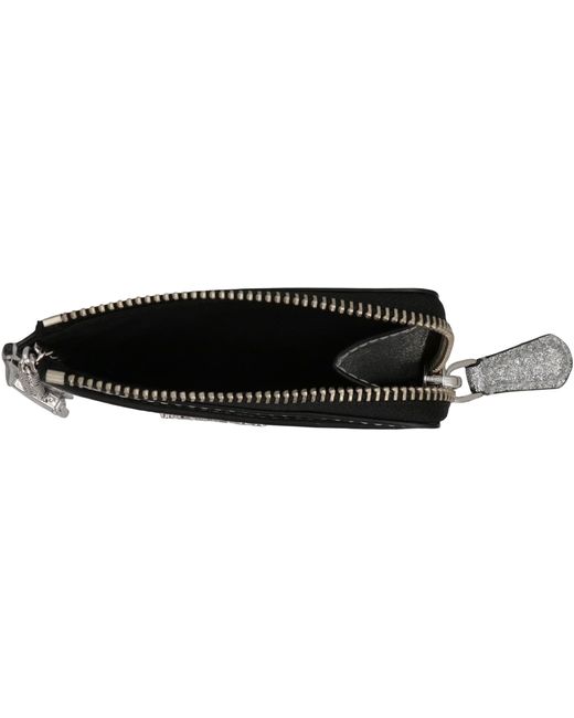 Marc Jacobs Gray The Coated Glitter Everyday Top Zip Wallet