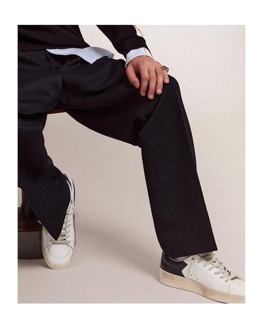 Golden Goose Deluxe Brand Natural Stardan Lace-Up Sneakers for men