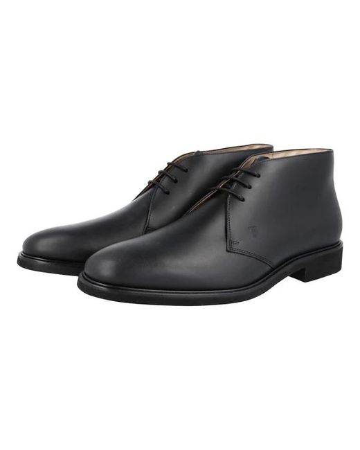 Tod's Black Logo Details Business Casual Shoes for men