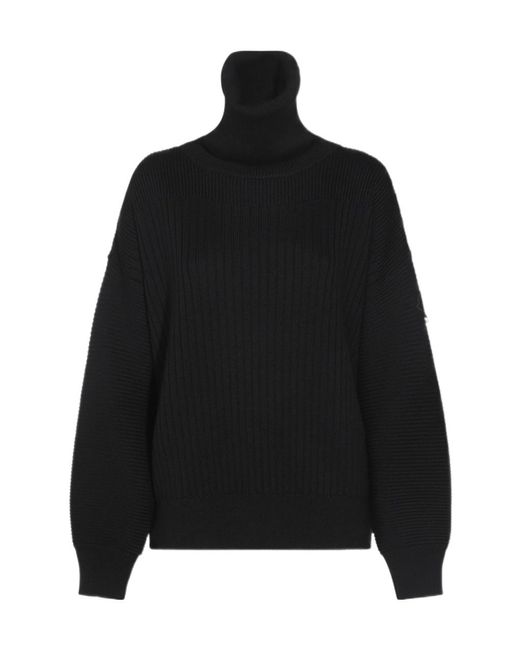Moncler Black X Willow Smith Roll-Neck Knit Jumper