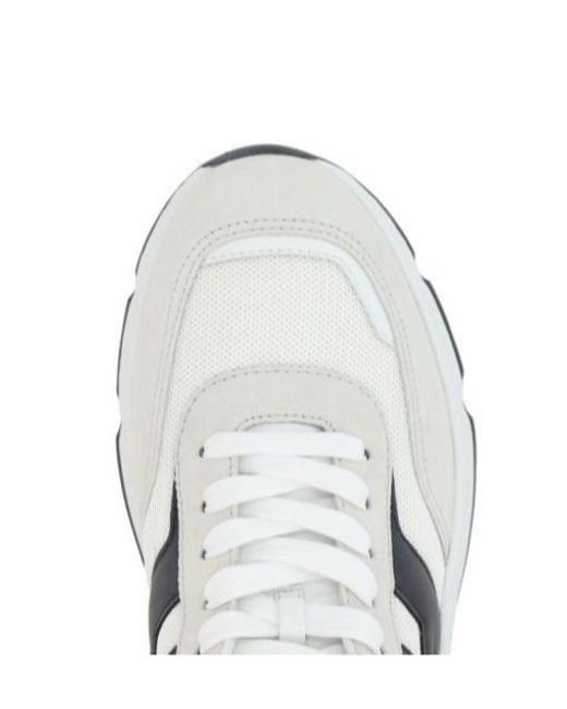 Hogan White Hyperlight H-Stripe Sneakers for men