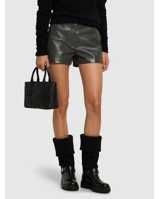 Gianvito Rossi Black Knitted Spliced Short Boots