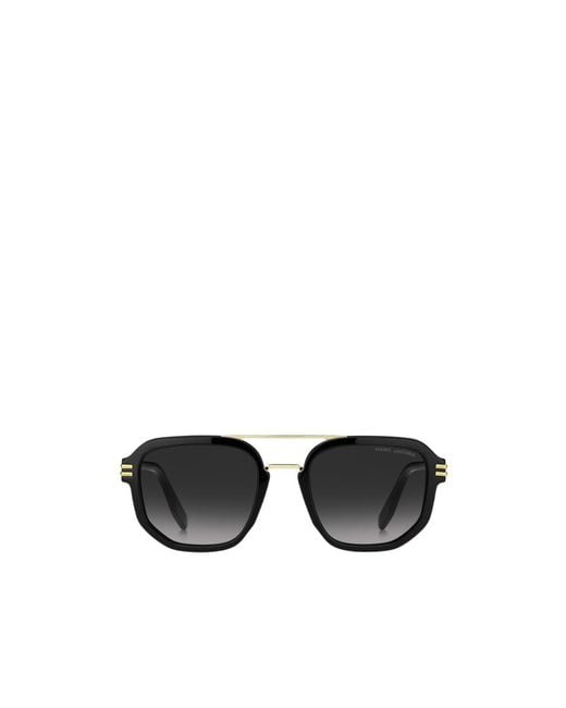 Marc Jacobs White Eyewear Pilot Frame Sunglasses for men