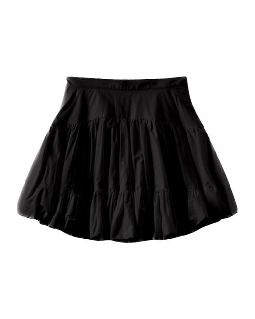 Marissa Chiara Black Button Skirt