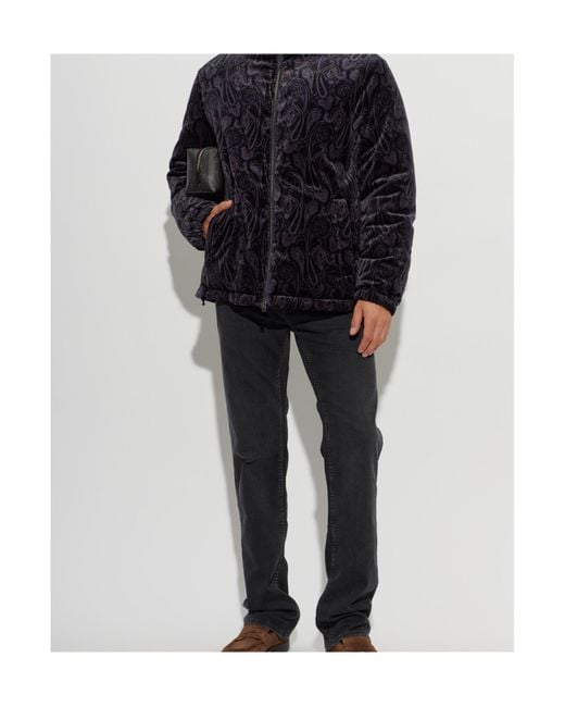 Etro Black Belt Loop Jeans for men