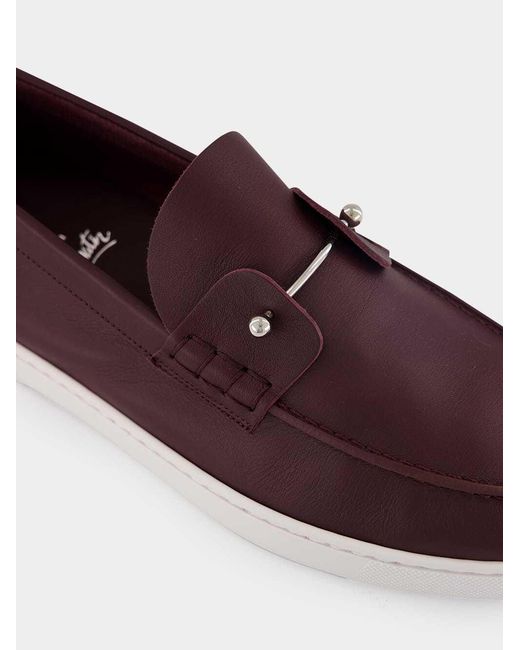 Christian Louboutin Brown Chambeliboat Slip-On Loafers for men
