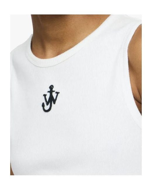 Junya Watanabe White Anchor Embroidered Vest