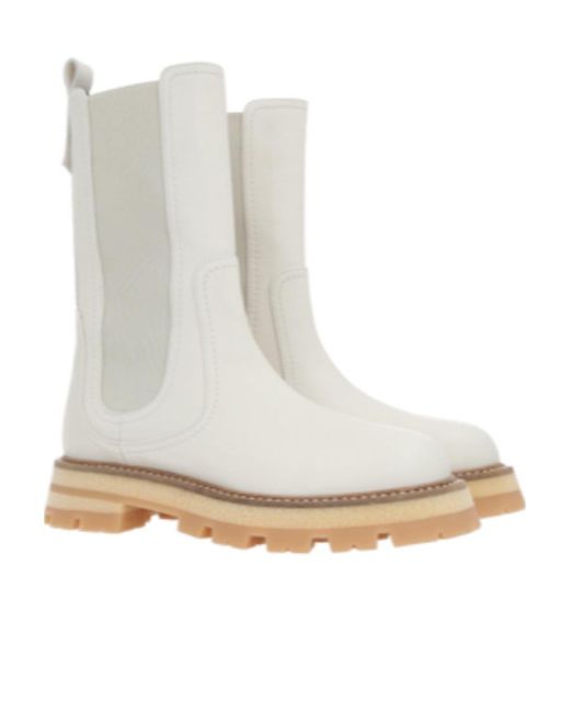 Ermanno Scervino White Logo Boots