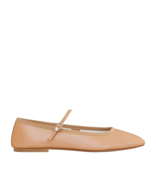 Celine Les Ballerines Mary-Jane in Natural | Lyst