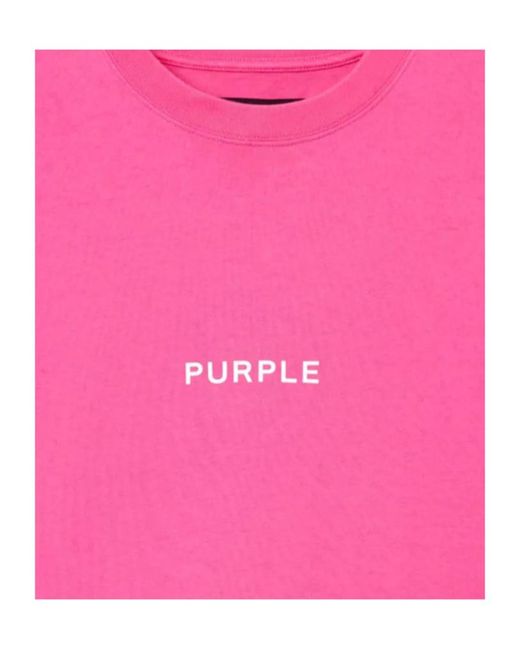 Purple Brand Pink Crew-Neck T-Shirt for men