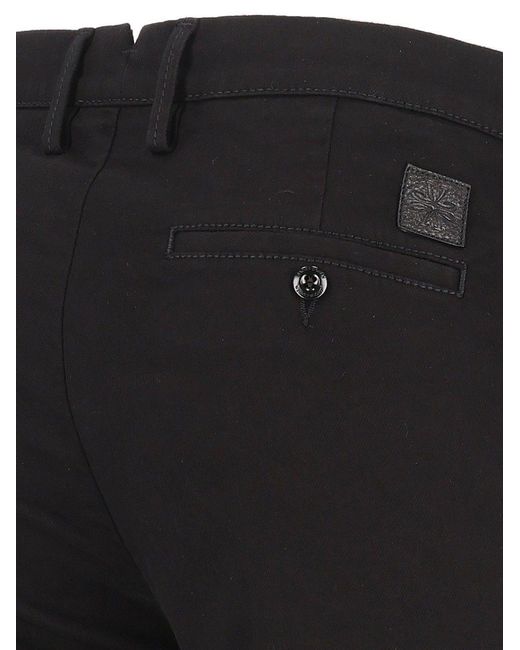 Jacob Cohen Black Casual Trousers With Belt Loops for men