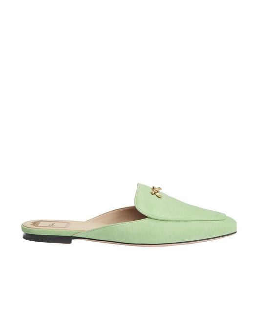 Dior Green Baby Bow Mule