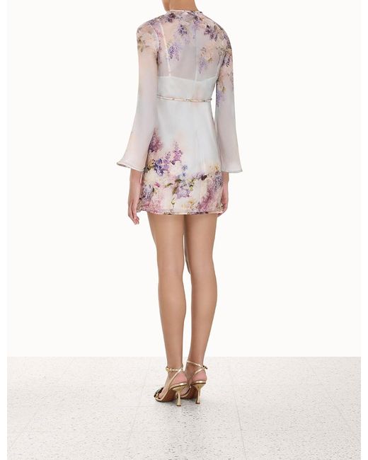 Zimmermann Pink Long-Sleeved Dress