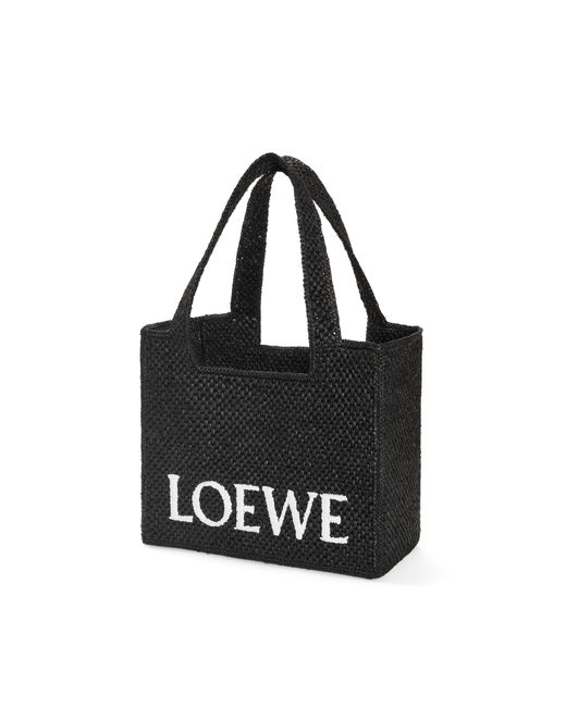 Loewe Black Font Medium Tote Bag