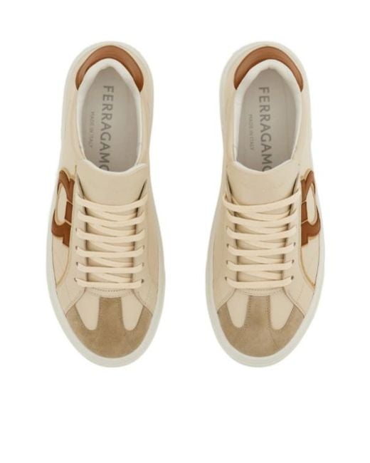 Ferragamo Multicolor Gancini Sneaker for men