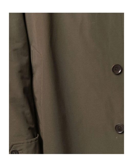 Aspesi Brown Single-Breasted Long-Sleeve Jacket for men