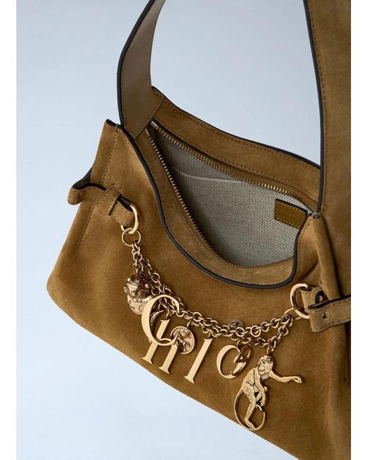 Chloé Metallic Zipper Shoulder Bag