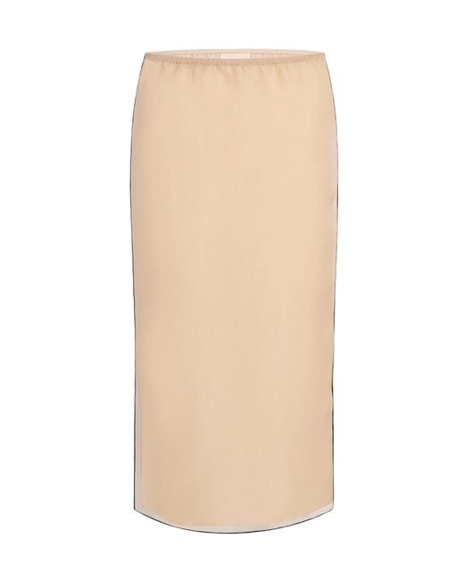 Khaite Natural Syndi Skirt
