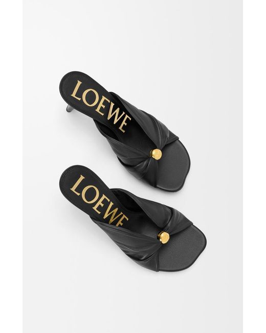 Loewe Black Pebble Soft Slide