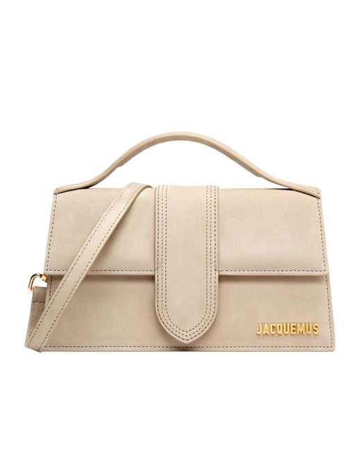 Jacquemus Natural The Large Bambino Crossbody Flap Bag