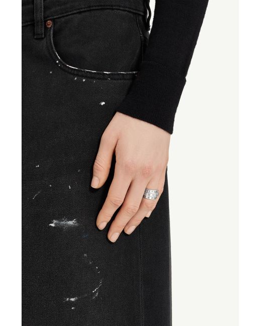 MM6 by Maison Margiela Gray Numeric Ring
