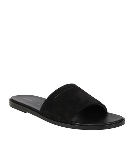 Tom Ford Black Kai Sandals for men