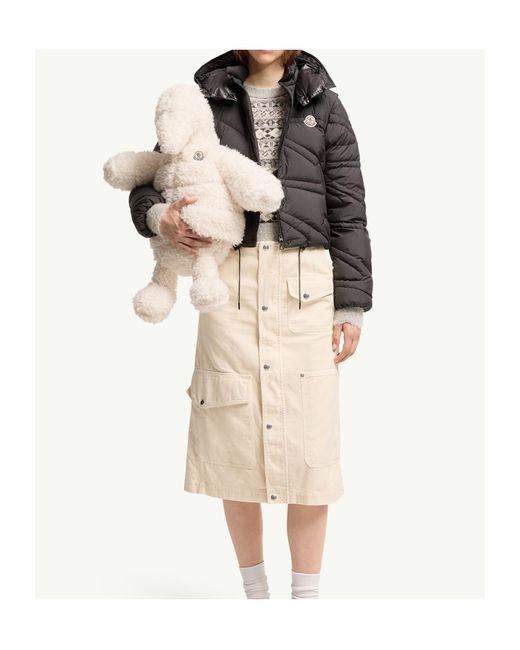Moncler Black Leona 2-In-1 Hooded Short Down Jacket