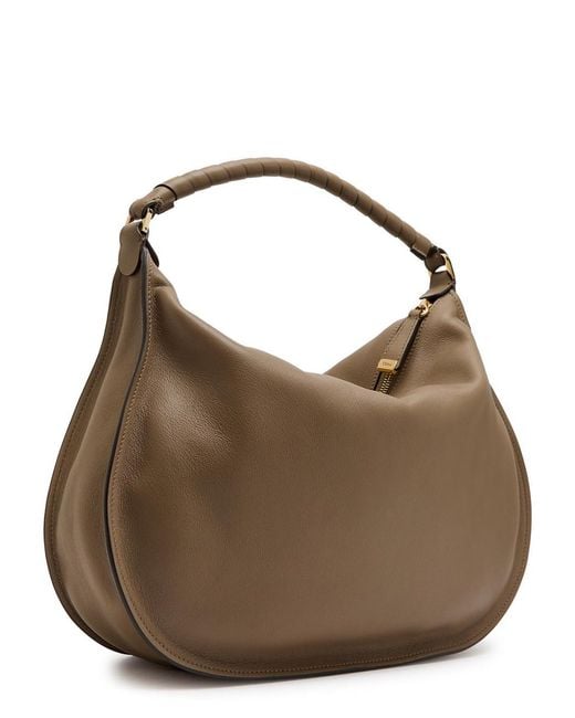 Chloé Brown Marcie Medium Leather Shoulder Bag
