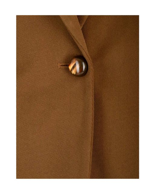 Forte_forte Brown Mannish Jacket