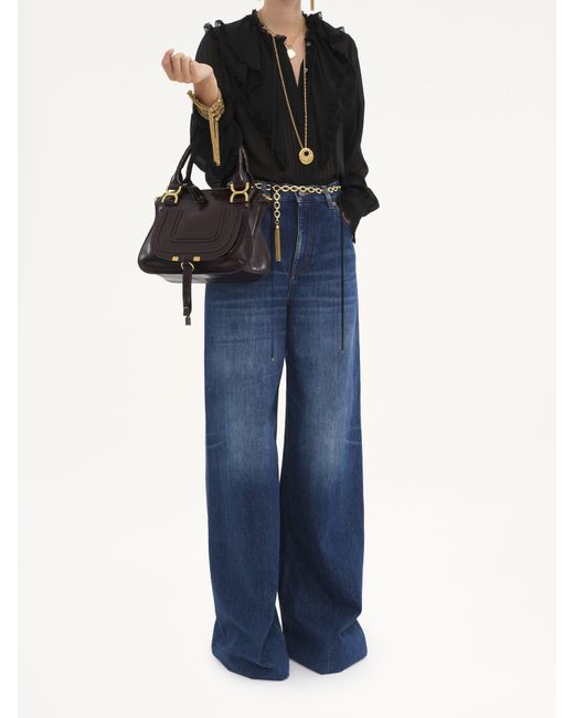 Chloé Black Chloé Marcie Small Tote Bag