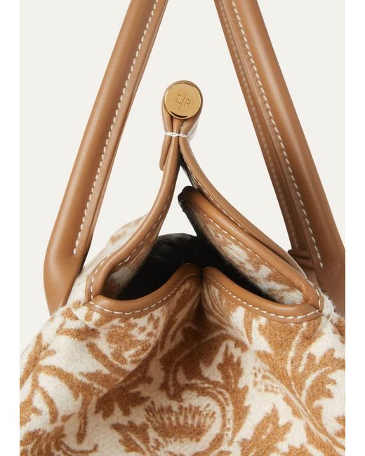 Loro Piana Brown Loom L32 Handbag