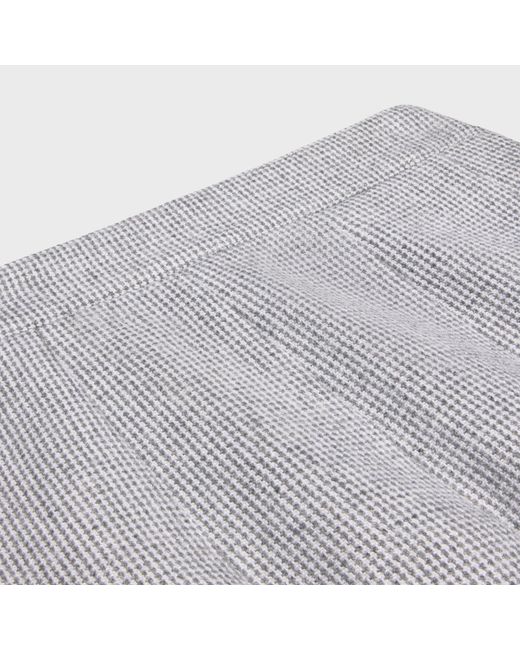 Céline Gray Pleated Skirt