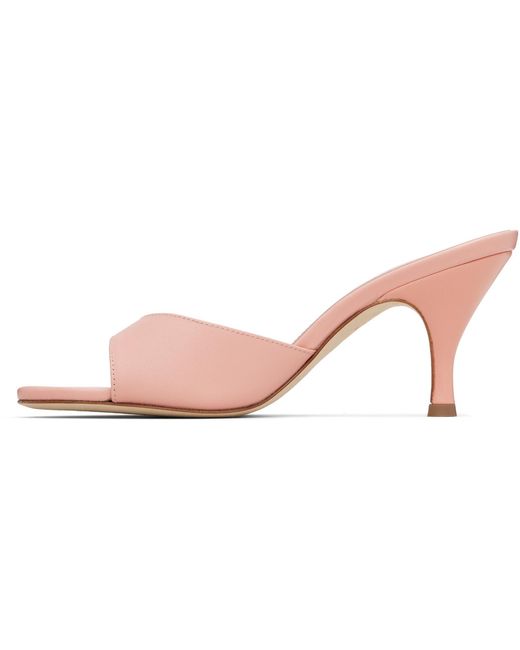 Aeyde Pink Samia High-Heeled Sandals